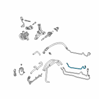 OEM 2000 Acura RL Pipe, Sensor (Driver Side) Diagram - 53726-SZ3-A00