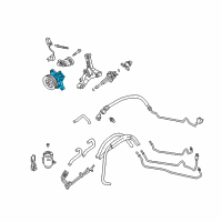 OEM 2000 Acura RL Pump Sub-Assembly, Power Steering Diagram - 56110-P5A-023