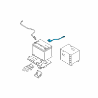 OEM 2007 Kia Sportage Battery Wiring Assembly Diagram - 918501F020