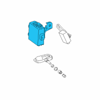 OEM Toyota Yaris Control Module Diagram - 89769-52020