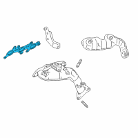 OEM Toyota Tundra Manifold Gasket Diagram - 17173-31050