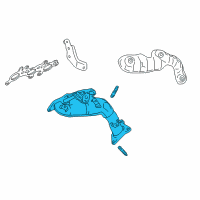 OEM 2012 Toyota Tundra Exhaust Manifold Diagram - 17150-31730