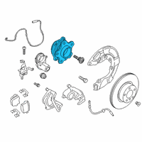 OEM 2022 BMW X7 WHEEL HUB WITH BEARING Diagram - 31-20-6-895-673