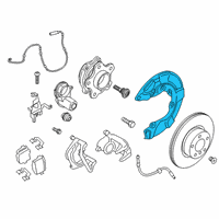 OEM 2018 BMW 740e xDrive Protection Plate Left Diagram - 34-20-6-861-801