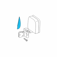 OEM 2018 Jeep Wrangler JK APPLIQUE-Mirror Flag Diagram - 55078137AA