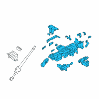 OEM 2010 Nissan Murano Column Assy-Steering, Upper Diagram - 48810-1AG6C