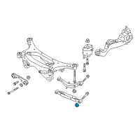 OEM Nissan Nut Diagram - 54588-JG00A