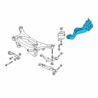 OEM Nissan Arm Rear Suspension RH Diagram - 55501-1KD0A