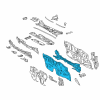 OEM 2019 Toyota Prius Dash Panel Diagram - 55101-47900