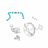 OEM Hyundai Hose Assembly-Brake Booster Vacuum Diagram - 59130-2V300