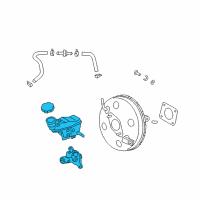 OEM 2014 Hyundai Veloster Cylinder Assembly-Brake Master Diagram - 58510-2V200