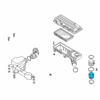 OEM 2002 Kia Rio Hose-Air Diagram - 0K30C13220A