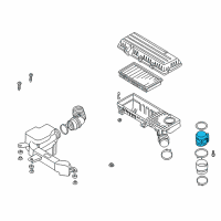 OEM 2003 Kia Rio Meter-Air Flow Diagram - 0K32A13210