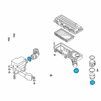 OEM Kia Rio Clamp-Hose Diagram - 0F8B313735