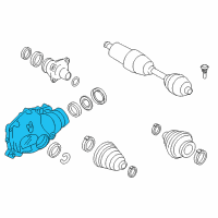 OEM 2012 BMW X3 FINAL DRIVE (FRONT AXLE) Diagram - 31-50-9-455-991