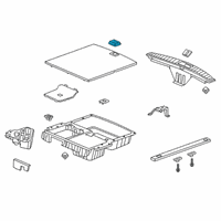 OEM Honda HANDLE ASSY., RR. CARGO LID *NH900L* (DEEP BLACK) Diagram - 84523-TJB-A01ZA