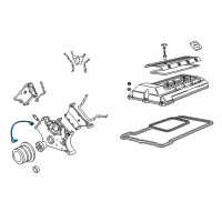 OEM 2000 BMW X5 Camshaft Position Sensor Diagram - 12-14-7-539-166
