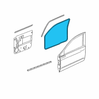 OEM 2011 Ram Dakota Seal-Front Door Diagram - 55359711AI