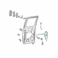 OEM 2000 Ford E-150 Econoline Latch Rods Diagram - F2UZ-15264A64-A