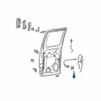 OEM Mercury Monterey Actuator Assembly Diagram - 4C2Z-16218A42-CA