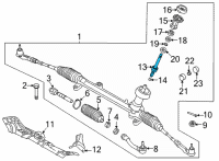 OEM 2022 Kia Soul PINION Assembly-Steering Diagram - 56512K0100