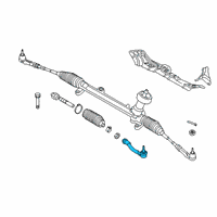 OEM Kia End Assembly-Tie Rod, LH Diagram - 56820Q5000