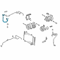 OEM 2012 Toyota Highlander Suction Hose Diagram - 88704-0E070