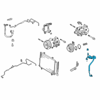 OEM 2011 Toyota Highlander Discharge Hose Diagram - 88703-0E070