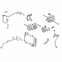 OEM Toyota Highlander Discharge Hose Cap Diagram - 88375-02020