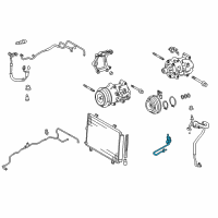 OEM 2012 Toyota Highlander Discharge Pipe Diagram - 88705-0E060