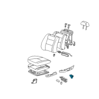 OEM 2001 Lexus ES300 Switch, Seat Memory Diagram - 84927-33010-C0