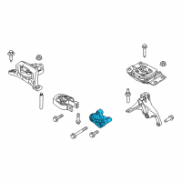 OEM 2017 Ford Focus Transmission Mount Bracket Diagram - CV6Z-6E042-B