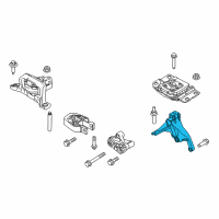 OEM Ford Focus Support Bracket Diagram - CV6Z-7M125-D