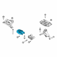 OEM Ford Focus Transmission Mount Diagram - CV6Z-6068-B