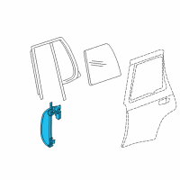 OEM Chevrolet Trailblazer Window Regulator Diagram - 19331462