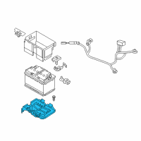 OEM 2019 Hyundai Elantra GT Tray Assembly-Battery Diagram - 37150-G3000