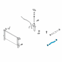 OEM Hyundai Genesis Coupe Hose Assembly-Radiator, Upper Diagram - 25414-2M500
