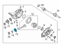 OEM Kia Bearing-Pinion, Inner Diagram - 530423C021