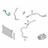 OEM Lexus UX200 Hose Sub-Assembly, DISCH Diagram - 88703-76030