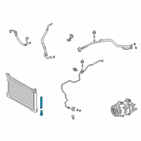 OEM Toyota Drier Desiccant Bag Diagram - 88474-12020