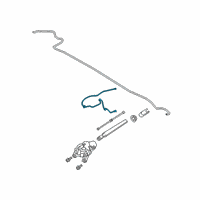 OEM Ford Escape HOSE - WINDSHIELD WASHER Diagram - LV4Z-17A605-H