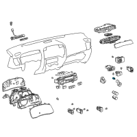 OEM 2001 Toyota Tundra Bulb Diagram - 84999-10250