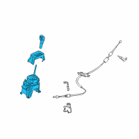 OEM 2021 Ford EcoSport Gear Shift Assembly Diagram - GN1Z-7210-KD