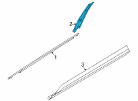 OEM Kia Carnival GARNISH Assembly-Dr FRAM Diagram - 82250R0010