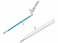 OEM Kia Carnival W/STRIP Assembly-Fr Dr B Diagram - 82210R0000