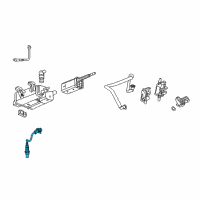 OEM 2015 Chevrolet Equinox Front Oxygen Sensor Diagram - 12665061