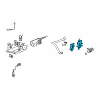 OEM 2015 GMC Terrain Valve Assembly Diagram - 12638819