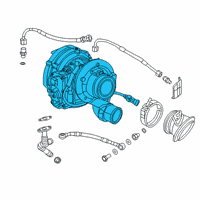 OEM 2020 Ram 2500 Turbocharger Diagram - 68444771AA