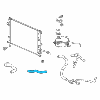 OEM 2016 Honda Civic Hose B, Water Lowe Diagram - 19504-5AA-A00