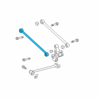 OEM 2007 Lexus RX350 Rear Suspension Control Arm Assembly, No.1 Diagram - 48710-48040